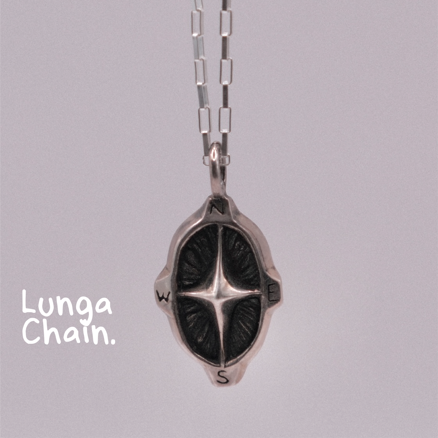 Abstract Compass Pendant