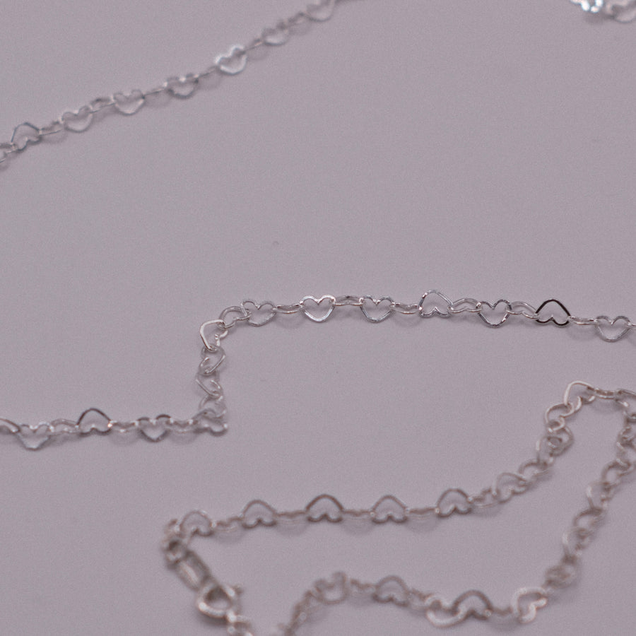 Love Chain Set — handmade .925 sterling silver chain and bracelet set