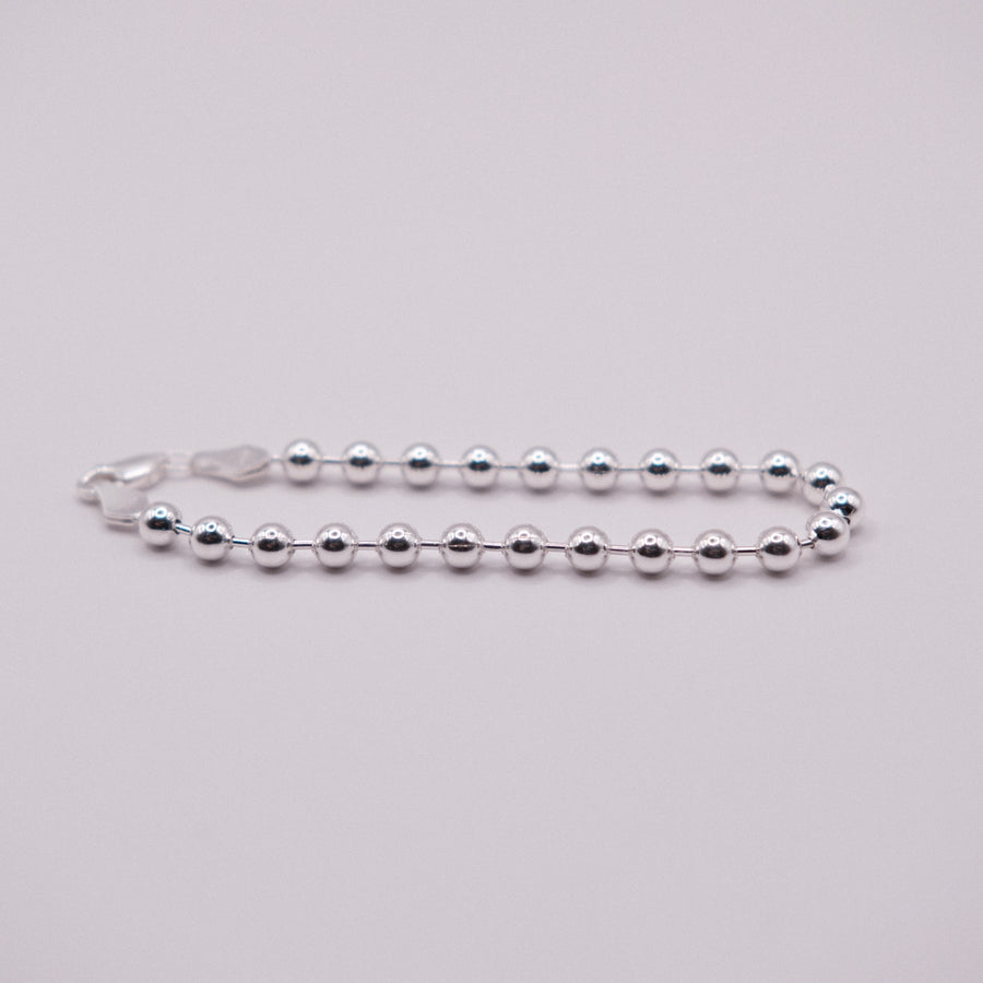 Bead Bracelet — handmade .925 sterling silver bracelet