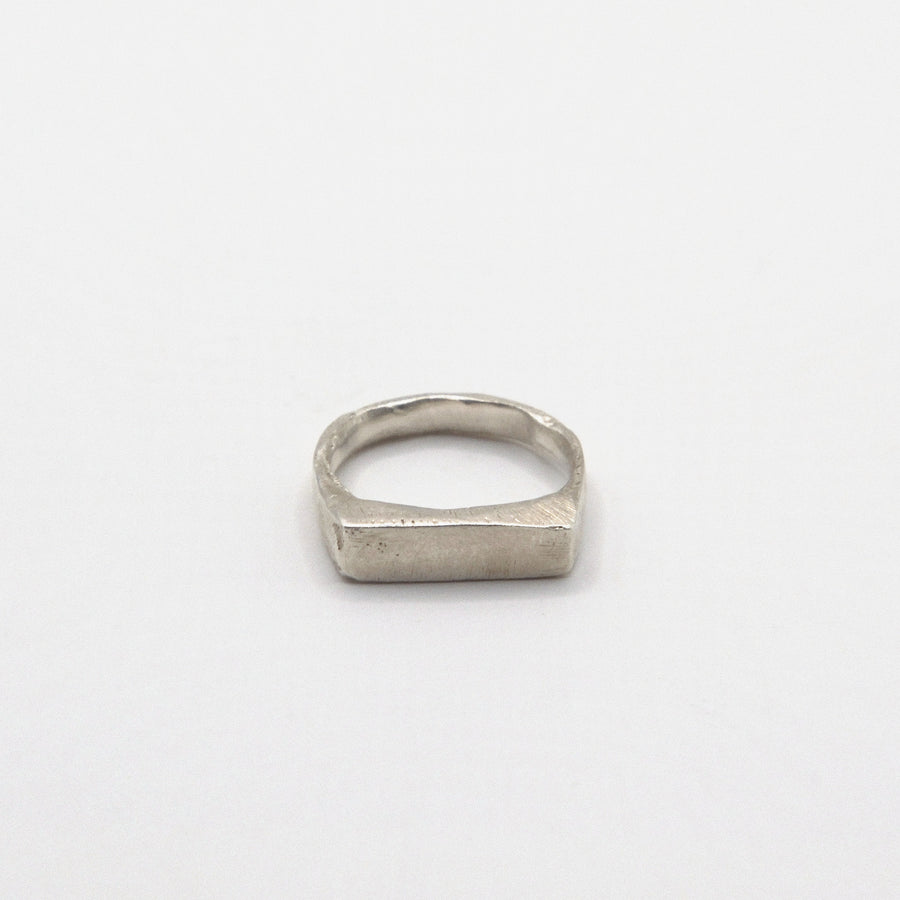 Brutalist Bar — handmade .925 sterling silver ring
